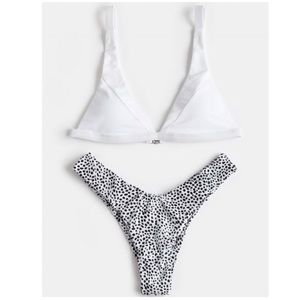 Zaful Leopard high cut bikini set